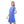 Printed_Pattern_Short_Sleeves_Sleep_Dress_-_Royal_Blue