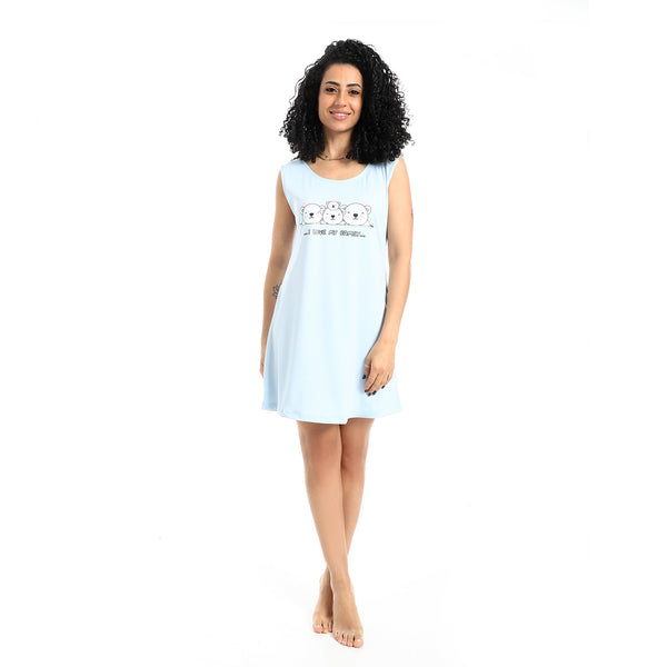 Printed_Sleeveless_Nightgown_-_Sky_Blue