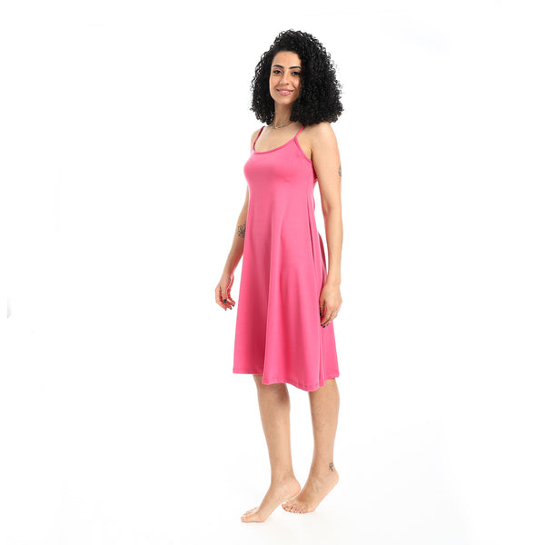 Solid_Comfy_Spaghetti_Sleeves_Sleepshirt_-_Fuchsia