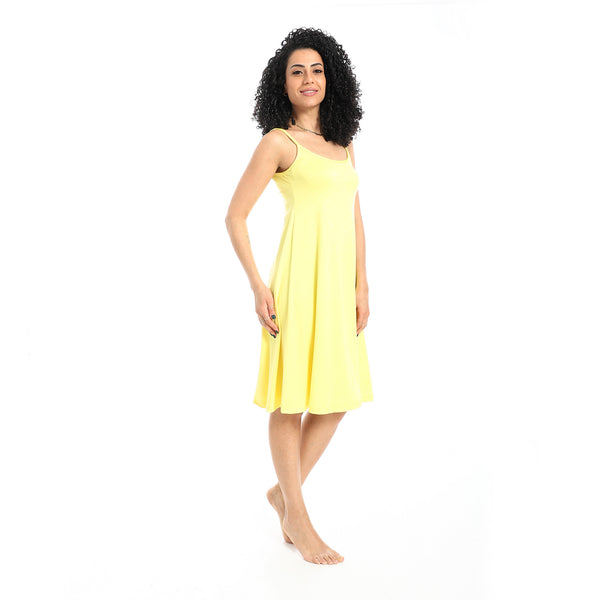 Solid_Comfy_Spaghetti_Sleeves_Sleepshirt_-_Yellow