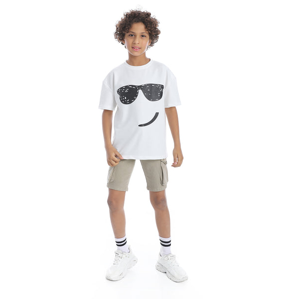 Double_Closure_Gabardine_Boys_Cargo_Shorts_-_Beige