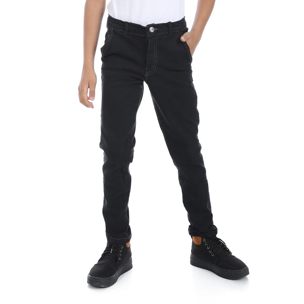 Fly_Zipper_Button_Closure_Gabardine_Boys_Pants_-_Charcoal