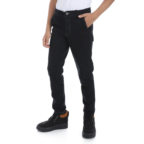 Fly_Zipper_Button_Closure_Gabardine_Boys_Pants_-_Charcoal