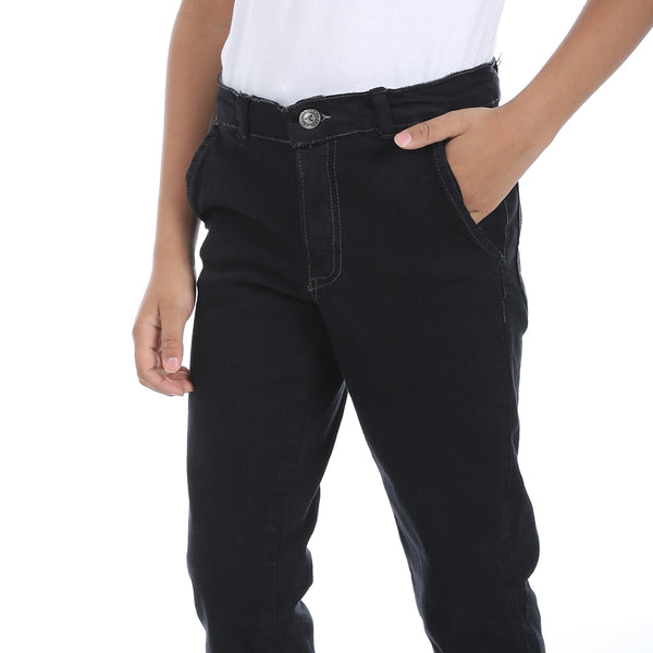 Fly_Zipper_Button_Closure_Gabardine_Boys_Pants_-_Charcoal