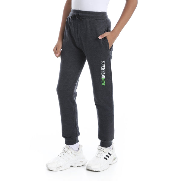 Dark_Grey_Elastic_Waist_Printed_Boys_Sweatpants