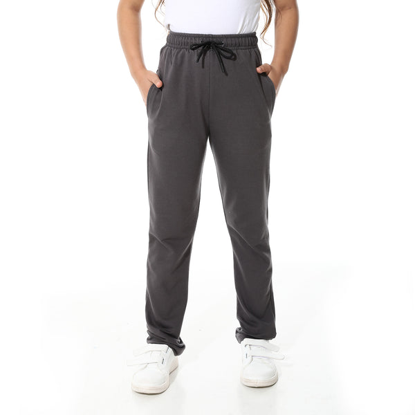 Solid_Elastic_Waist_Soft_Pants_-_Dark_Gray