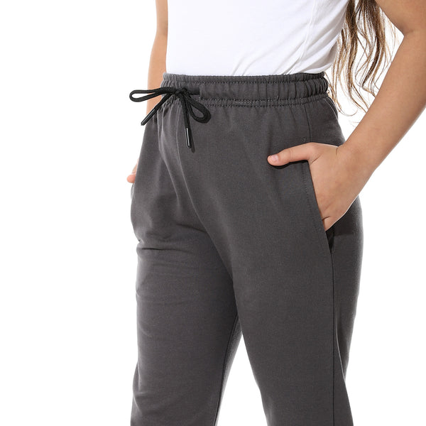 Solid_Elastic_Waist_Soft_Pants_-_Dark_Gray