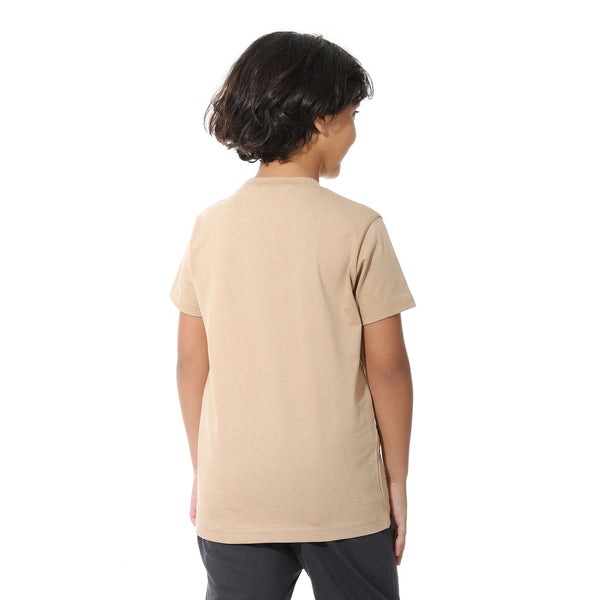 Short_Sleeves_Printed_Beige_T-Shirts