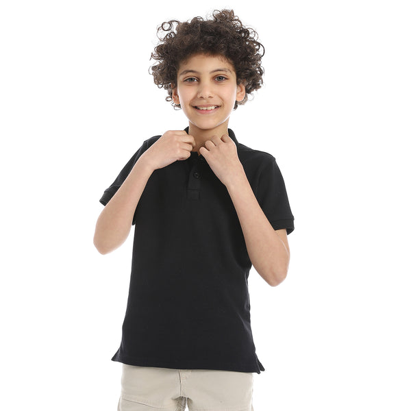 Boys_Elite_Pique_Polo_shirt_-_black