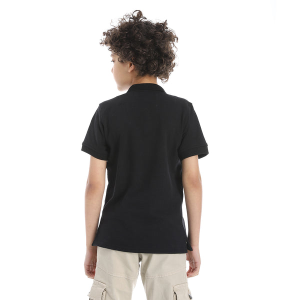 Boys_Elite_Pique_Polo_shirt_-_black