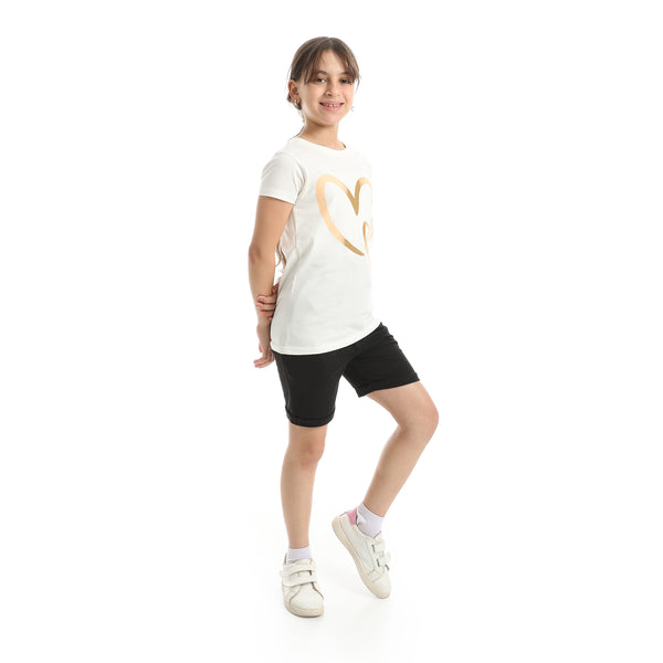 Black_Short_With_Elastic_Waist_And_Drawstrings-Black