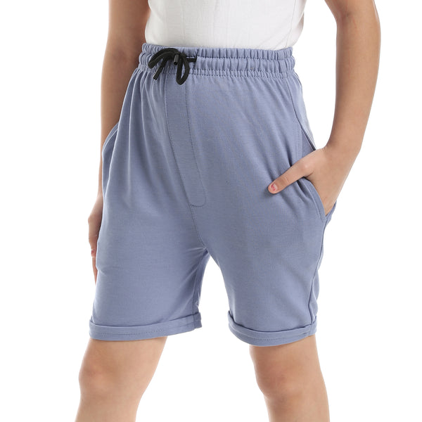 Elastic_Waist_With_Drawstrings_Shorts_-_Grey