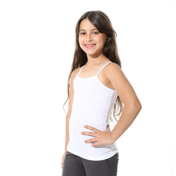 Strap_Sleeves_Palin_Cotton_T-Shirt_-_White