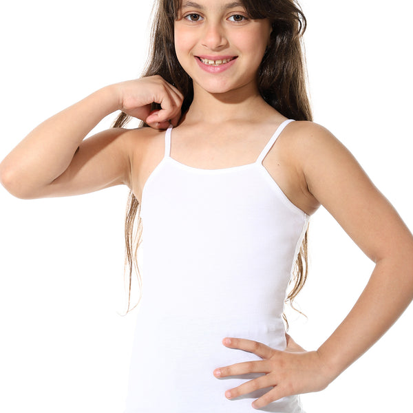 Strap_Sleeves_Palin_Cotton_T-Shirt_-_White