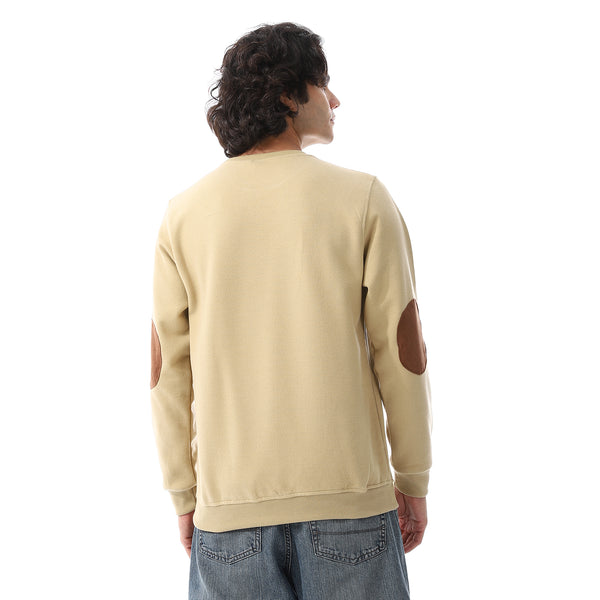 Round_Collar_Slip_On_Khaki_Sweatshirt