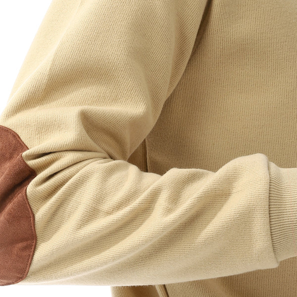 Round_Collar_Slip_On_Khaki_Sweatshirt