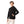 Kangaroo Pockets Fleeced Boys Hoodie - Black