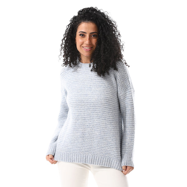 Round_Neck_Regular_Fit_Plain_Top_Light_Blue