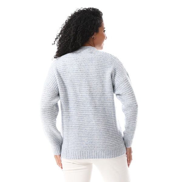 Round_Neck_Regular_Fit_Plain_Top_Light_Blue