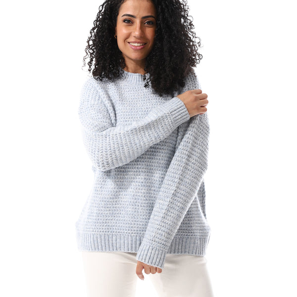 Round_Neck_Regular_Fit_Plain_Top_Light_Blue