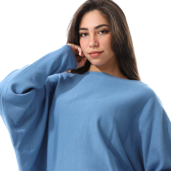 Twist_Knit_Indigo_Loose_Pullover