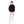 Boys Hooded Long Sleeves Plain Side Pockets Sweatshirt black