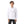 Boys Hooded Long Sleeves Plain Side Pockets Sweatshirt white