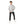 Boys Hooded Long Sleeves Plain Side Pockets Sweatshirt grey