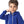 Royal Blue Zipper Closure Fleeced Boys Sweatshirt