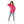 Girls Hooded Neck Striped Sweatshirt fuchsia