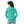 Girls Hooded Neck Striped Sweatshirt Green