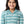 Girls Hooded Neck Striped Sweatshirt Mint