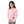 Girls Hooded Neck Striped Sweatshirt Rose