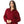 Burgundy Turn Down Collar Oversized Shirt