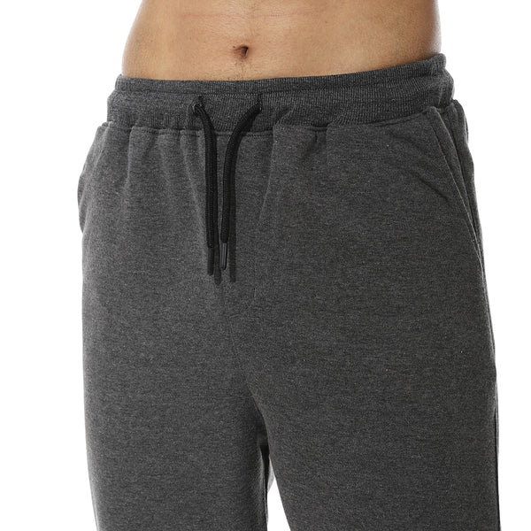 Elastic_Waist_with_Drawstring_Melton_Pants_-_Dark_Grey