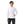 Long Sleeves White Slip On Hoodie For Boys