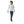 Regular Fit Slip On Pullover - White & Grey