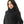 Long Sleeves Slip On Fleeced Plain Hoodie - Black