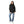 Long Sleeves Slip On Fleeced Plain Hoodie - Black