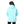Long Sleeves Slip On Fleeced Plain Hoodie - Aqua