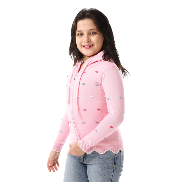 Padded_Prominent_Sweatshirt_For_Girls_PINK