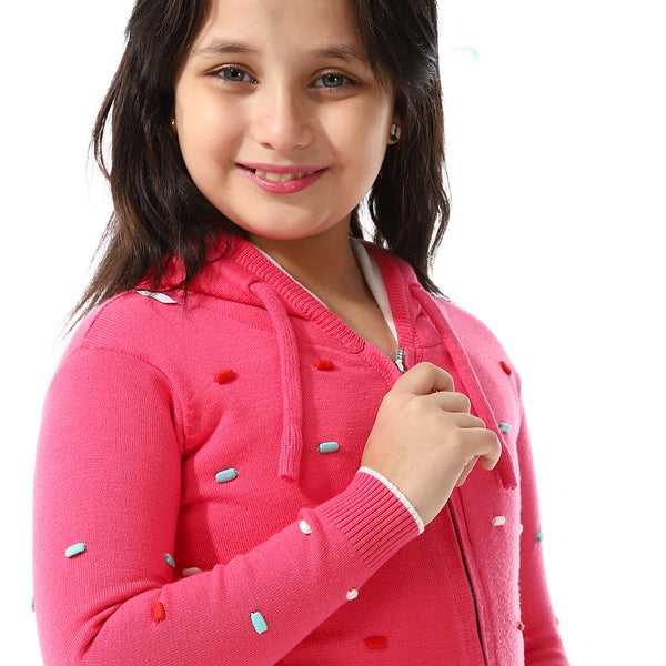 Padded_Prominent_Sweatshirt_For_Girls_FUCHSIA