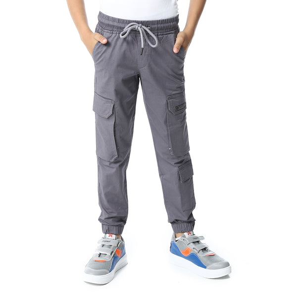 Grey_Elastic_Waist_Boys_Cargo_Pants