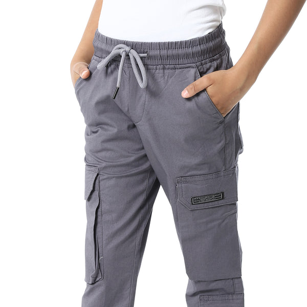 Grey_Elastic_Waist_Boys_Cargo_Pants