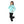 Girls_Hooded_Neck_Long_Sleeve_Knitted_Sweater_-_Light_Green_&_White