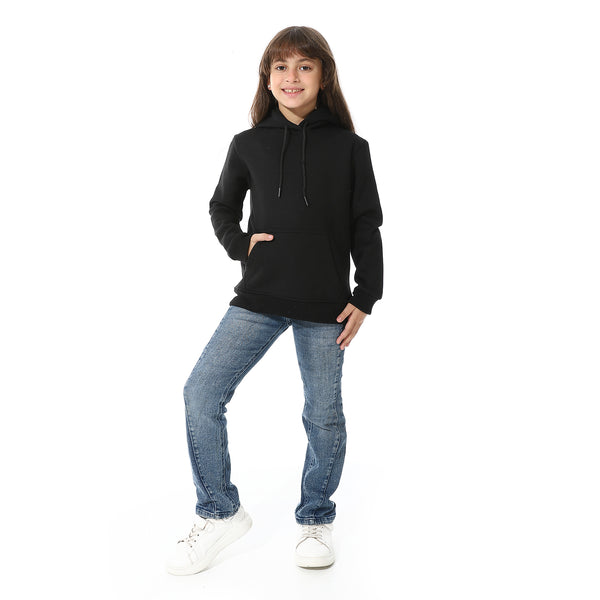 Comfortable_Fit_Girls_Hoodie_-_Black
