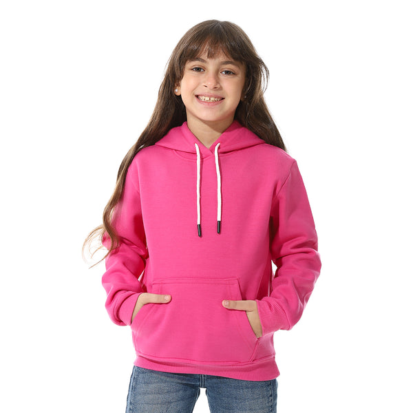 Comfortable_Fit_Girls_Hoodie_-_Fuchsia