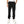Elastic Waist With Drawstring Fleeced Sweatpants - Black