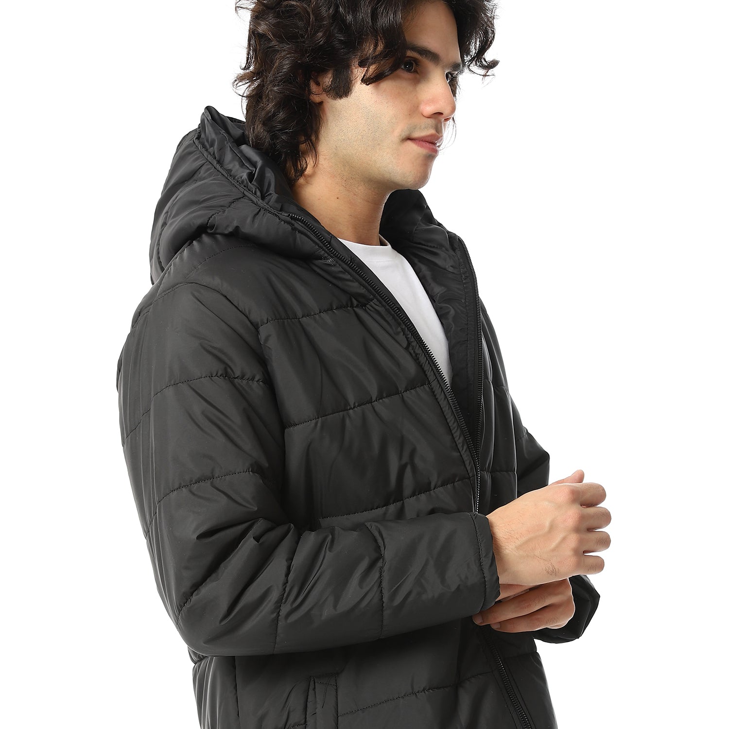Plain_Zipped_Hooded_Jacket_-_Black