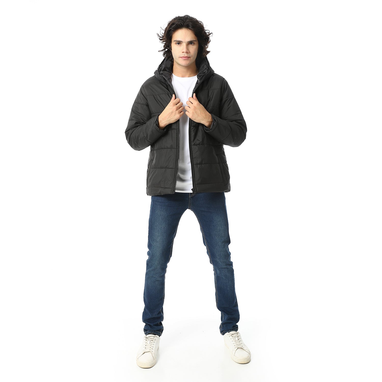 Plain_Zipped_Hooded_Jacket_-_Black